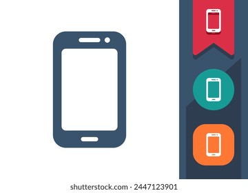 Smartphone-Symbol. Handy, Telefon. Professionelles Symbol für perfekte Vektorgrafik.