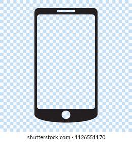 Smartphone icon, mobile phone vector illustration.