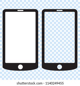 Smartphone icon, mobile phone vector illustration.