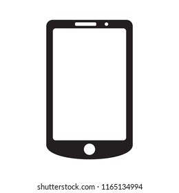 Smartphone icon, mobile phone icon vector illustration.