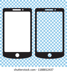 Smartphone icon, mobile phone icon vector illustration.