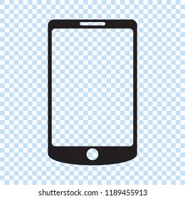 Smartphone icon, mobile phone icon vector illustration.