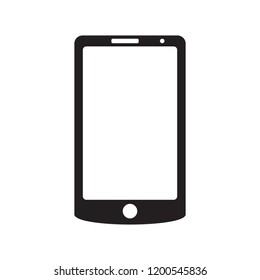 Smartphone icon, mobile phone icon vector illustration.