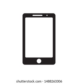 Smartphone icon, mobile phone icon vector illustration.