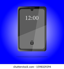 Smartphone icon, mobile phone vector