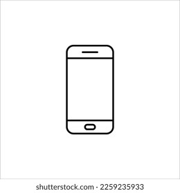 smartphone icon. mobile phone icon vector illustration on white background