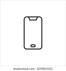icono del smartphone. ilustración vectorial de icono de teléfono móvil en fondo blanco