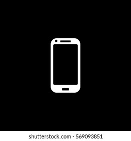 Smartphone icon, mobile phone vector illustration