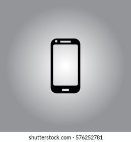 Smartphone icon, mobile phone vector illustration