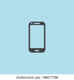 Smartphone icon, mobile phone vector illustration
