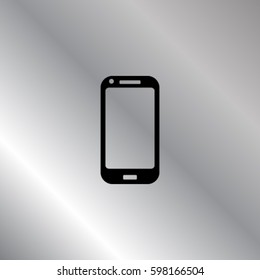 Smartphone icon, mobile phone vector illustration