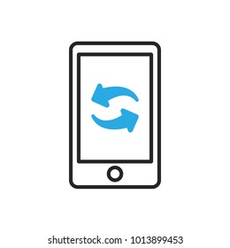 Smartphone icon. Mobile redial. Vector illustration