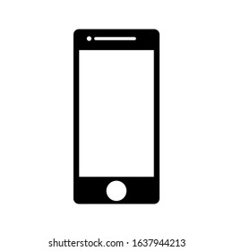 smartphone icon on a white background