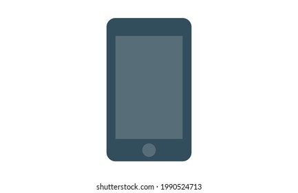 Icono de Smartphone sobre fondo blanco - ilustración vectorial. 