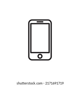 smartphone icon on a white background. Templates. Flat vector illustration
