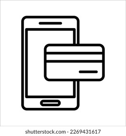 icono del smartphone en fondo blanco