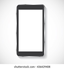 smartphone icon on the white background. stock vector illustration
