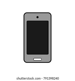 Smartphone Icon on white background. Vector illustrationEPS10.