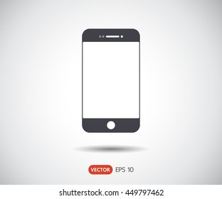 smartphone icon, phone logo vector illustration