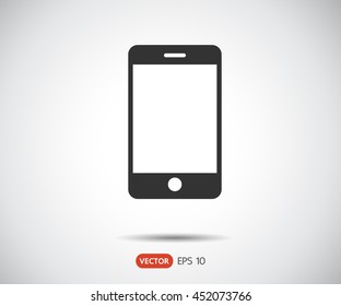 smartphone icon, phone logo vector illustration