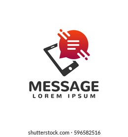 Smartphone icon. Phone icon. Message icon. Mobile icon. Communication, Speak, Speech Bubble, Talk logo. Chat bubble logo. Company, Corporate, Finance, Union, Corporate, Business, Web, App sign.