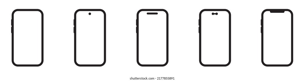 Smartphone icon. Phone icon, Vector illustration