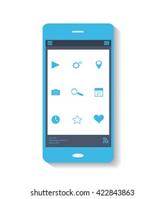 Smartphone icon pink theme