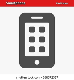 Smartphone Icon. Professional, pixel perfect icons optimized for both large and small resolutions. EPS 8 format.