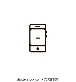 smartphone icon. sign design