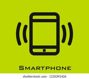 Smartphone icon signs