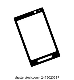 Vector de silueta aislado sobre fondo blanco. diseño simple y moderno
