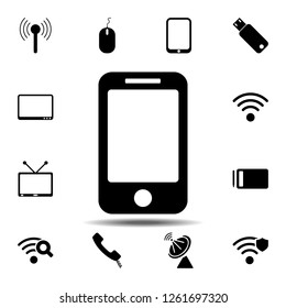 Smartphone icon. Simple glyph vector element of Technology icons set for UI and UX, website or mobile application