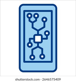 Smartphone Icon Single Vector Collection