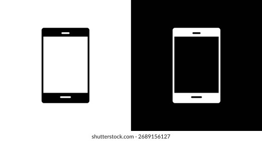 Smartphone icon symbol. simple flat symbol on blank background.