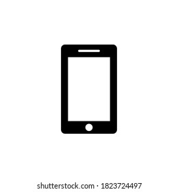 Smartphone icon symbol vector isolated on white background