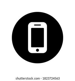 Símbolo de icono Smartphone vector aislado en fondo blanco