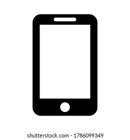 smartphone icon symbol vector on white background