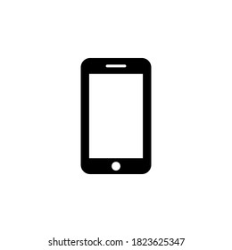 símbolo de icono de smartphone vector sobre fondo blanco