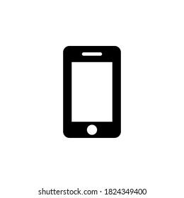 Smartphone-Symbol, Vektorgrafik auf weißem Hintergrund