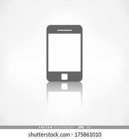Smartphone icon. Tablet symbol.