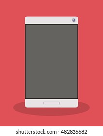 Smartphone icon. Technology gadget device and communication theme. Colorful design. Vector illustration