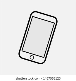 Smartphone Icon. Telecommunication Device Vector, Sign and Symbol for Design, Presentation, Website or Apps Elements. 