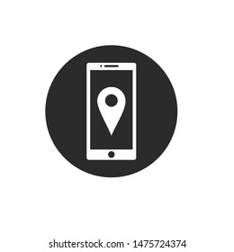 Smartphone icon template color editable. Smartphone symbol vector sign isolated on white background.