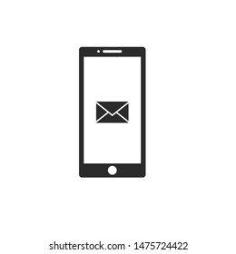 Smartphone icon template color editable. Smartphone symbol vector sign isolated on white background.