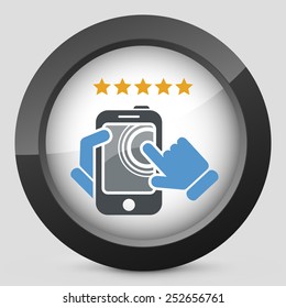 Smartphone icon. Top rated.