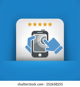 Smartphone icon. Top rated.