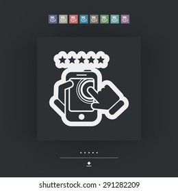 Smartphone icon. Top rated.