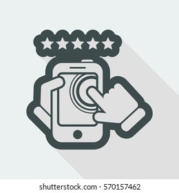 Smartphone icon. Top rated.