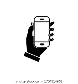 Smartphone icon in trendy flat design