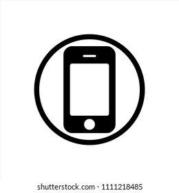 smartphone icon in trendy flat style isolated on background. smartphone icon page symbol for your web site design logo, app, UI. Vector EPS10